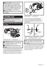 Предварительный просмотр 19 страницы Makita CT233R Instruction Manual