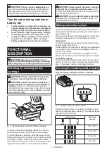 Предварительный просмотр 41 страницы Makita CT233R Instruction Manual