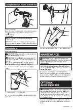 Preview for 9 page of Makita CT321RX Instruction Manual