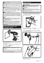 Предварительный просмотр 29 страницы Makita CT321RX Instruction Manual