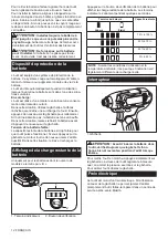 Предварительный просмотр 44 страницы Makita CT321RX Instruction Manual