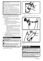 Предварительный просмотр 47 страницы Makita CT321RX Instruction Manual