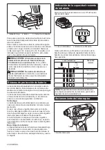 Предварительный просмотр 52 страницы Makita CT321RX Instruction Manual