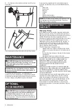 Preview for 28 page of Makita CT411 Instruction Manual