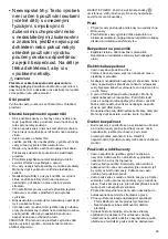 Предварительный просмотр 99 страницы Makita CV100D Instruction Manual