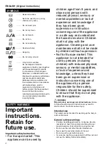 Preview for 2 page of Makita CV101D Instruction Manual