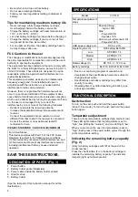 Preview for 4 page of Makita CV101D Instruction Manual