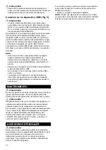 Preview for 10 page of Makita CV101D Instruction Manual