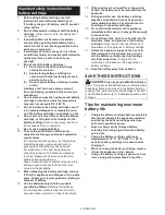 Preview for 8 page of Makita CW003GZ01 Instruction Manual