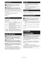 Preview for 12 page of Makita CW003GZ01 Instruction Manual