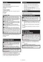 Preview for 17 page of Makita CW004G Instruction Manual