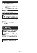 Preview for 42 page of Makita CW004G Instruction Manual