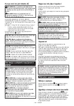 Preview for 122 page of Makita CW004G Instruction Manual