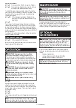 Preview for 8 page of Makita CXT JR103D Instruction Manual