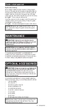 Preview for 13 page of Makita CXTJV102DZ Instruction Manual