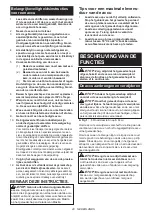 Предварительный просмотр 40 страницы Makita CXTJV102DZ Instruction Manual