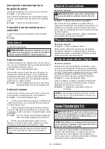 Preview for 52 page of Makita CXTJV102DZ Instruction Manual