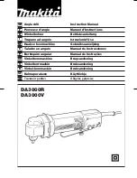 Makita DA3000R Instruction Manual предпросмотр