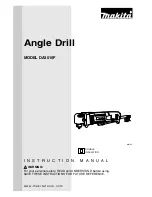 Preview for 1 page of Makita DA3010F Instruction Manual