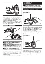 Предварительный просмотр 7 страницы Makita DA333 Instruction Manual