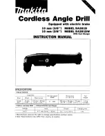 Makita DA391D: DA391DW Instruction Manual preview