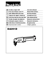 Makita DA391D Instruction Manual предпросмотр