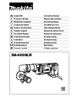 Preview for 1 page of Makita DA4000LR Instruction Manual