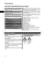 Предварительный просмотр 35 страницы Makita dag 230-d Operating Instructions Manual