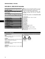 Предварительный просмотр 125 страницы Makita dag 230-d Operating Instructions Manual