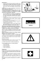 Предварительный просмотр 32 страницы Makita DBC3310 Owner'S And Safety Manual