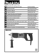 Makita DBM080 Operating Instructions Manual предпросмотр