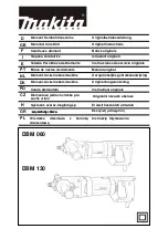 Preview for 1 page of Makita DBM080 Original Instructions Manual