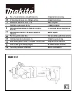 Preview for 1 page of Makita DBM131 Original Instructions Manual