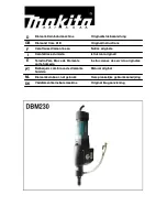 Makita DBM230 Original Instructions Manual предпросмотр