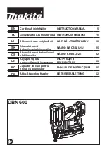 Makita DBN600Z Instruction Manual preview