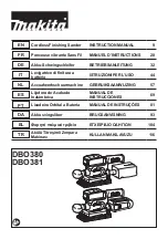 Preview for 1 page of Makita DBO381 Instruction Manual