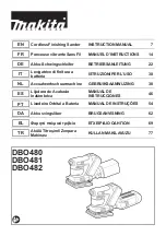 Makita DBO480 Instruction Manual preview