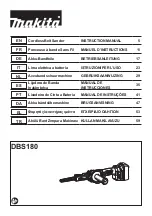 Makita DBS180 Instruction Manual preview