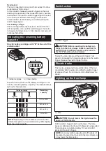 Предварительный просмотр 9 страницы Makita DC10SB Instruction Manual