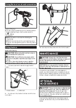 Предварительный просмотр 13 страницы Makita DC10SB Instruction Manual