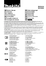 Предварительный просмотр 1 страницы Makita DC1414 (MJ) Instruction Manual