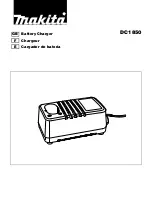 Preview for 1 page of Makita DC1850 Instruction Manual