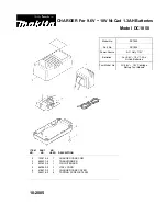 Makita DC1850 Specifications предпросмотр