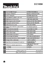 Makita DC18SH Instruction Manual preview