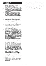 Предварительный просмотр 9 страницы Makita DC18SH Instruction Manual
