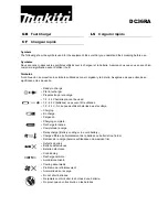 Preview for 1 page of Makita DC36RA Manual