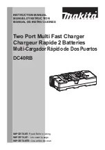 Makita DC40RB Instruction Manual preview