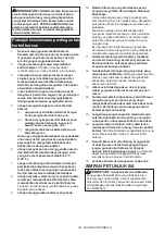 Preview for 34 page of Makita DCE090ZX2 Instruction Manual