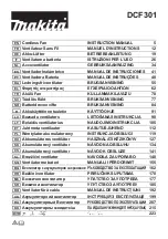 Makita DCF301 Instruction Manual preview