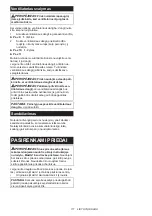 Preview for 111 page of Makita DCF301 Instruction Manual